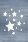 Preview: Teppich, Sterne blau, 120x180 cm