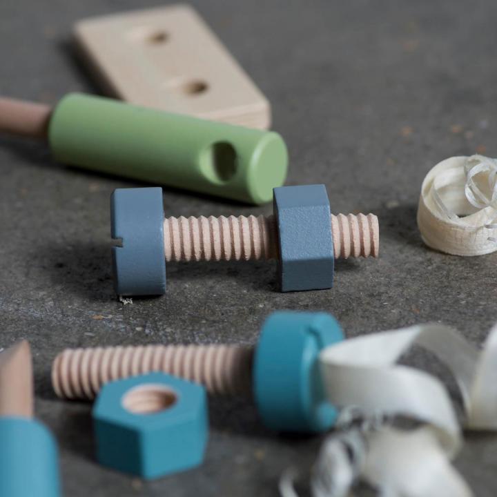 Sebra Bau-Spielset aus Holz 3