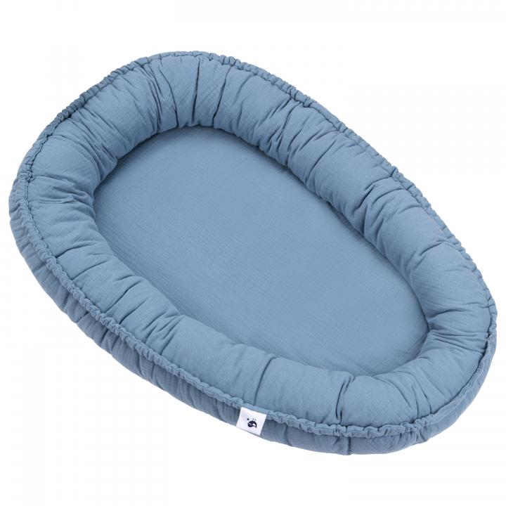 Musselin Kuschelnest NIDO (Blau)