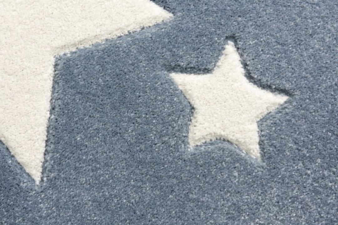 Teppich, Sterne blau, 120x180 cm