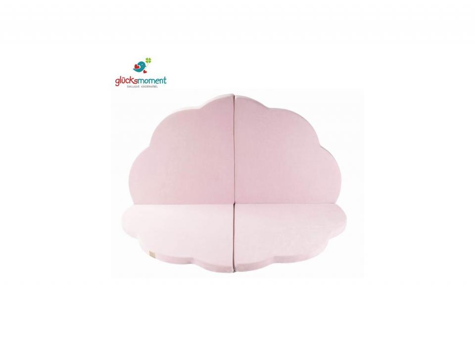 Klappmatratze Wolke, Spielmatte, Spielteppich in Rosa