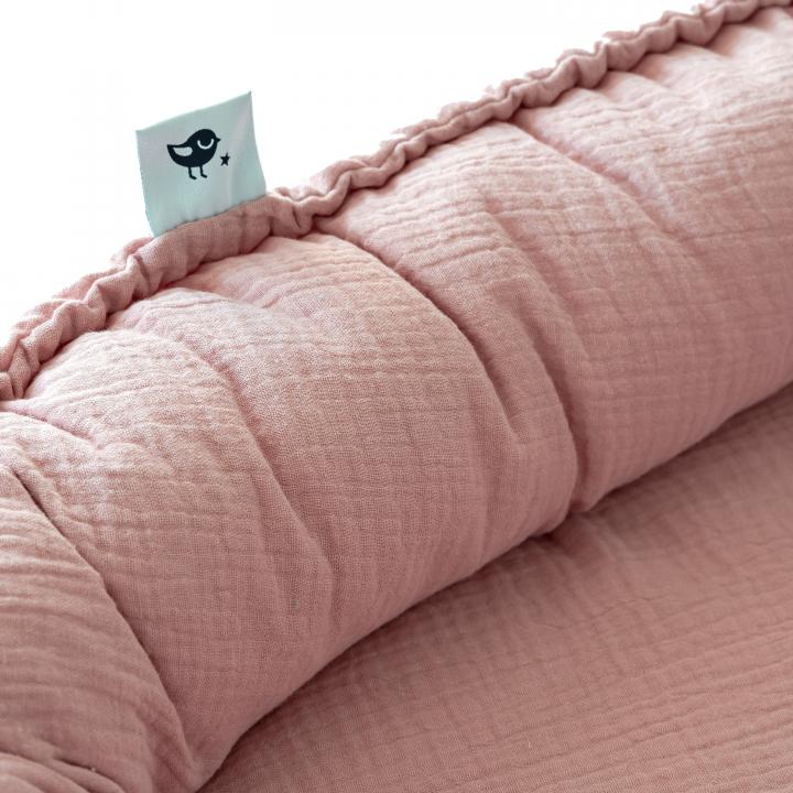 Musselin Kuschelnest NIDO (Dusty Rose)