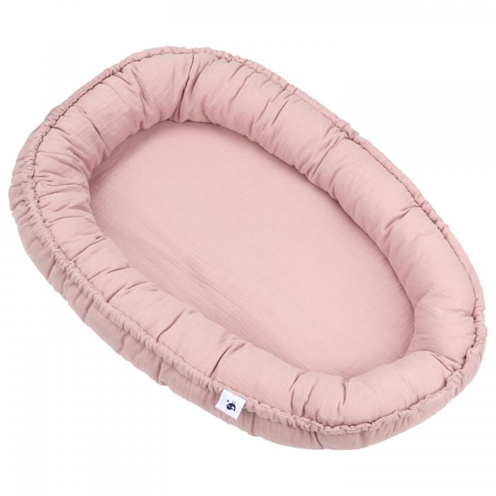 Musselin Kuschelnest NIDO (Dusty Rose)