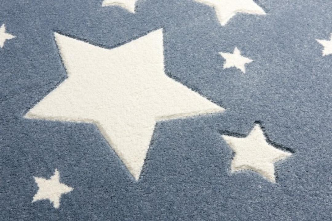 Teppich, Sterne blau, 120x180 cm