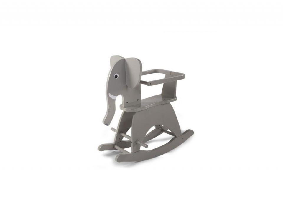 SCHAUKEL ELEFANT GRAU